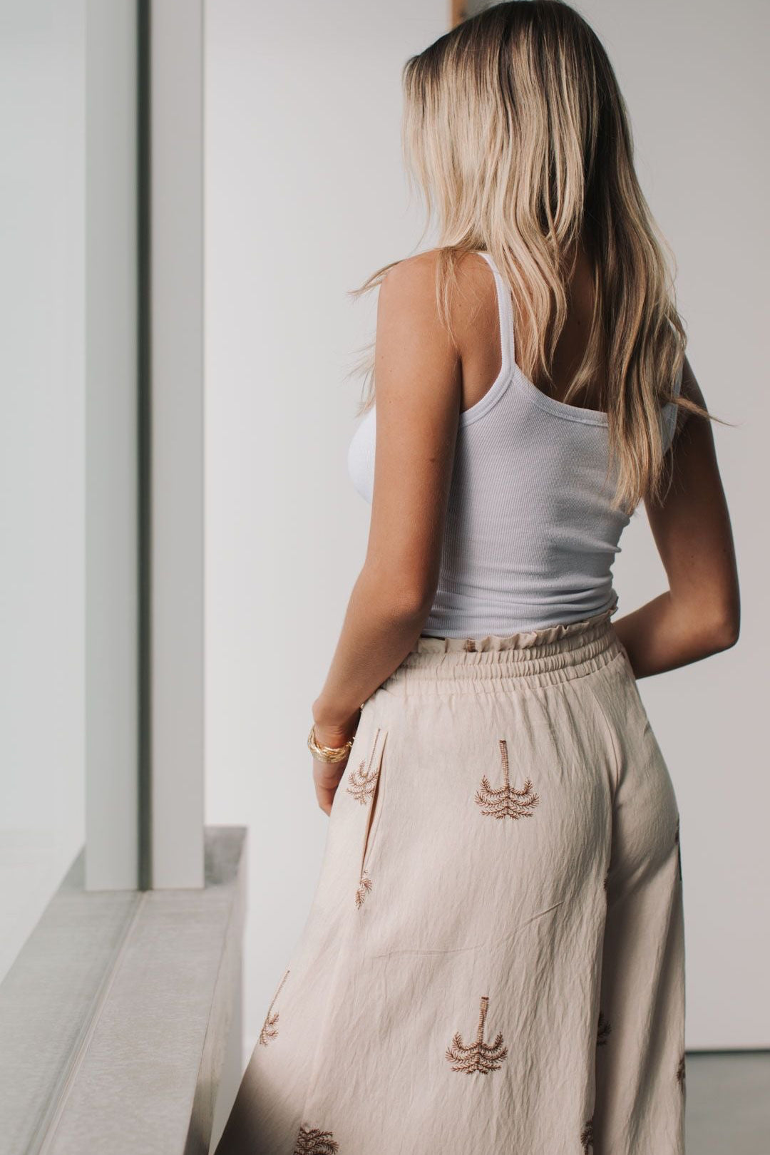 Aria Pant - Palm
