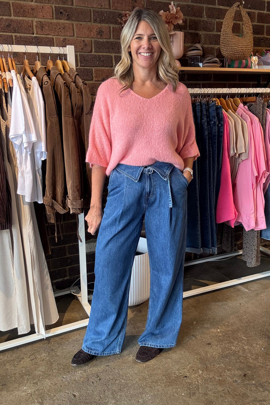 Whitney Knit - Coral