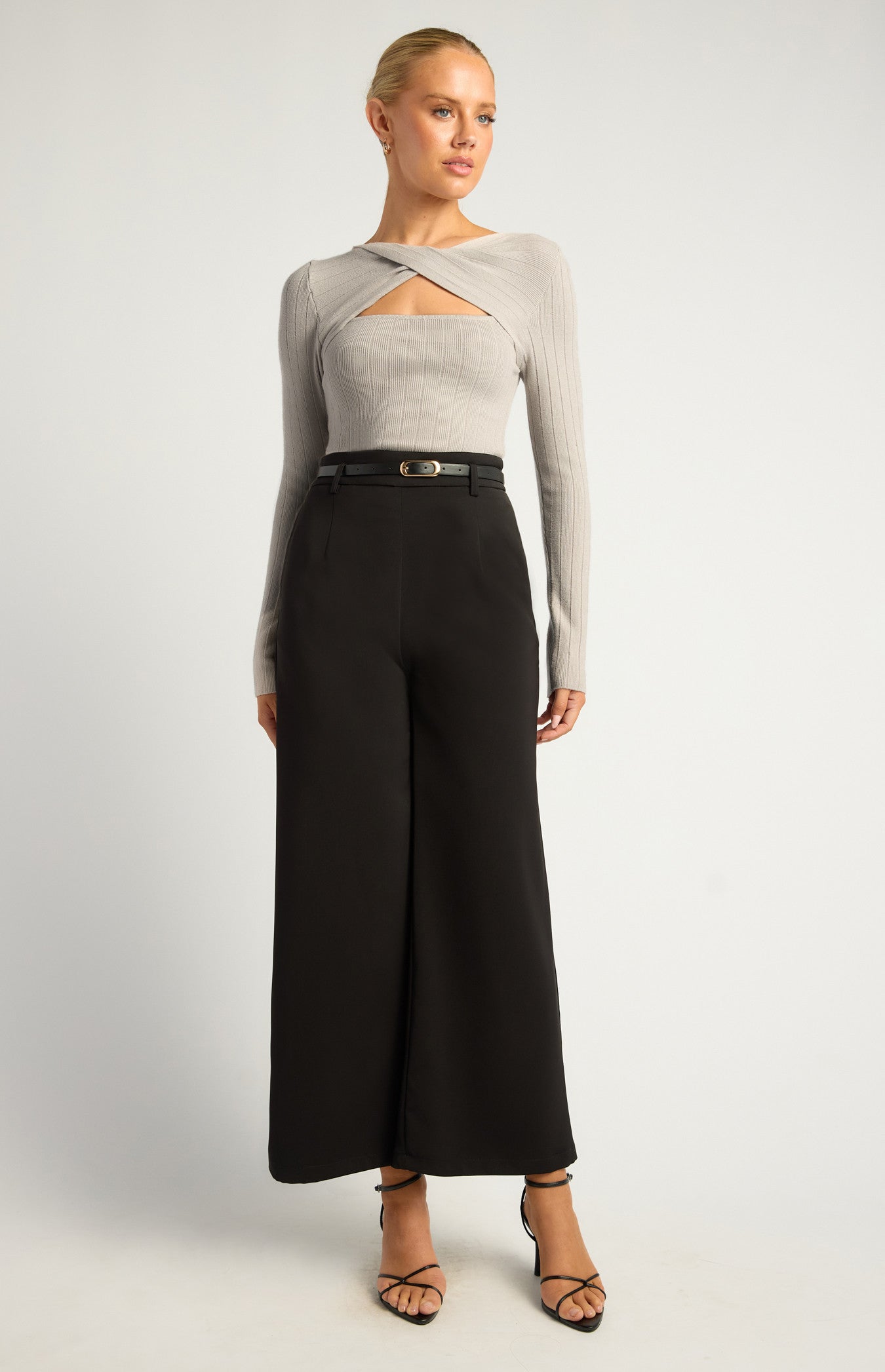 Vanessa Twist Top - Stone
