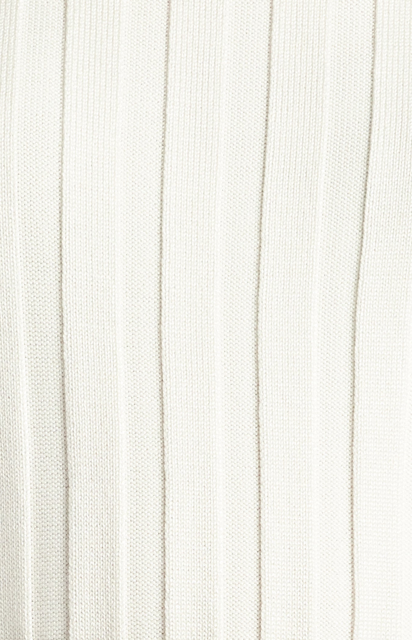 Annie Wide Rib Knit - White