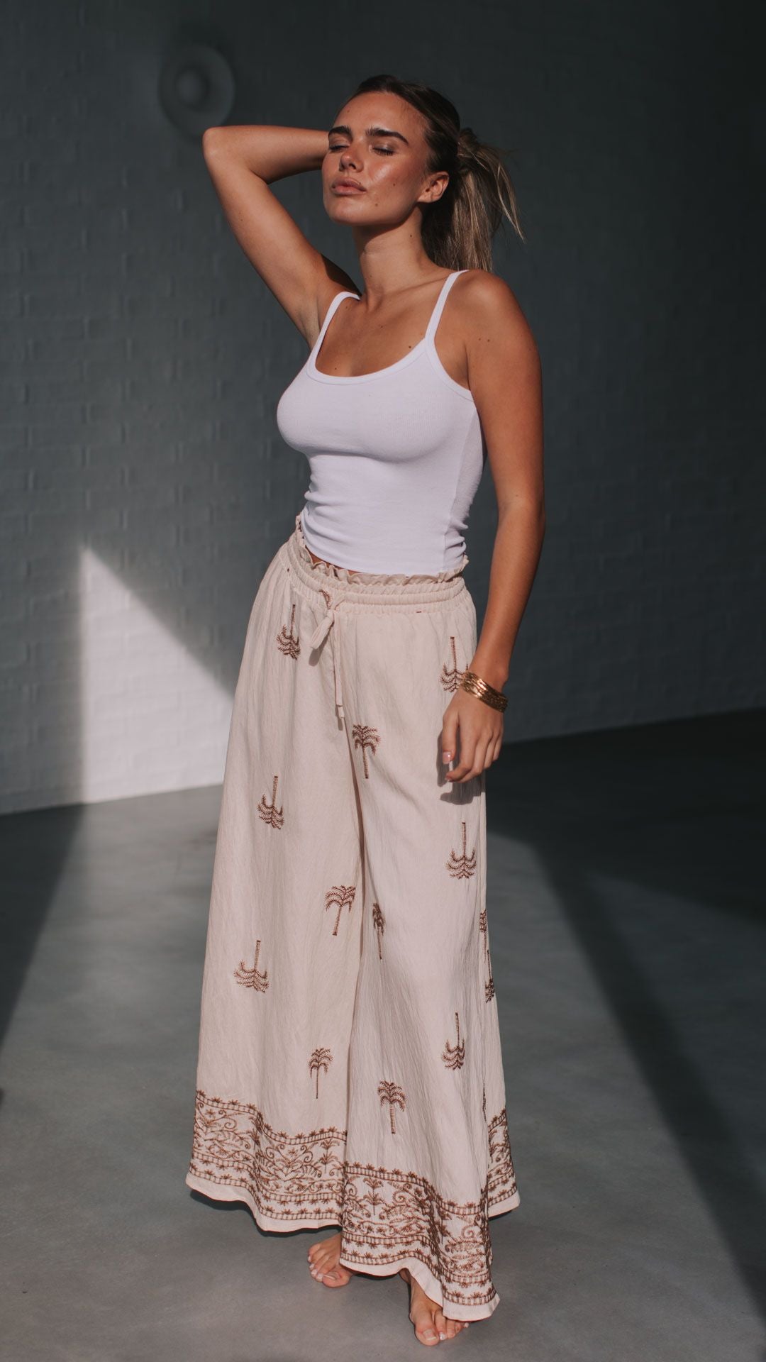 Aria Pant - Palm
