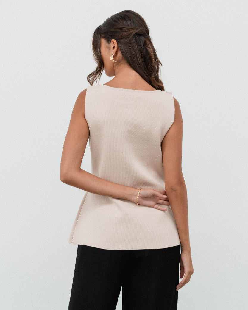Langley Vest - Cream