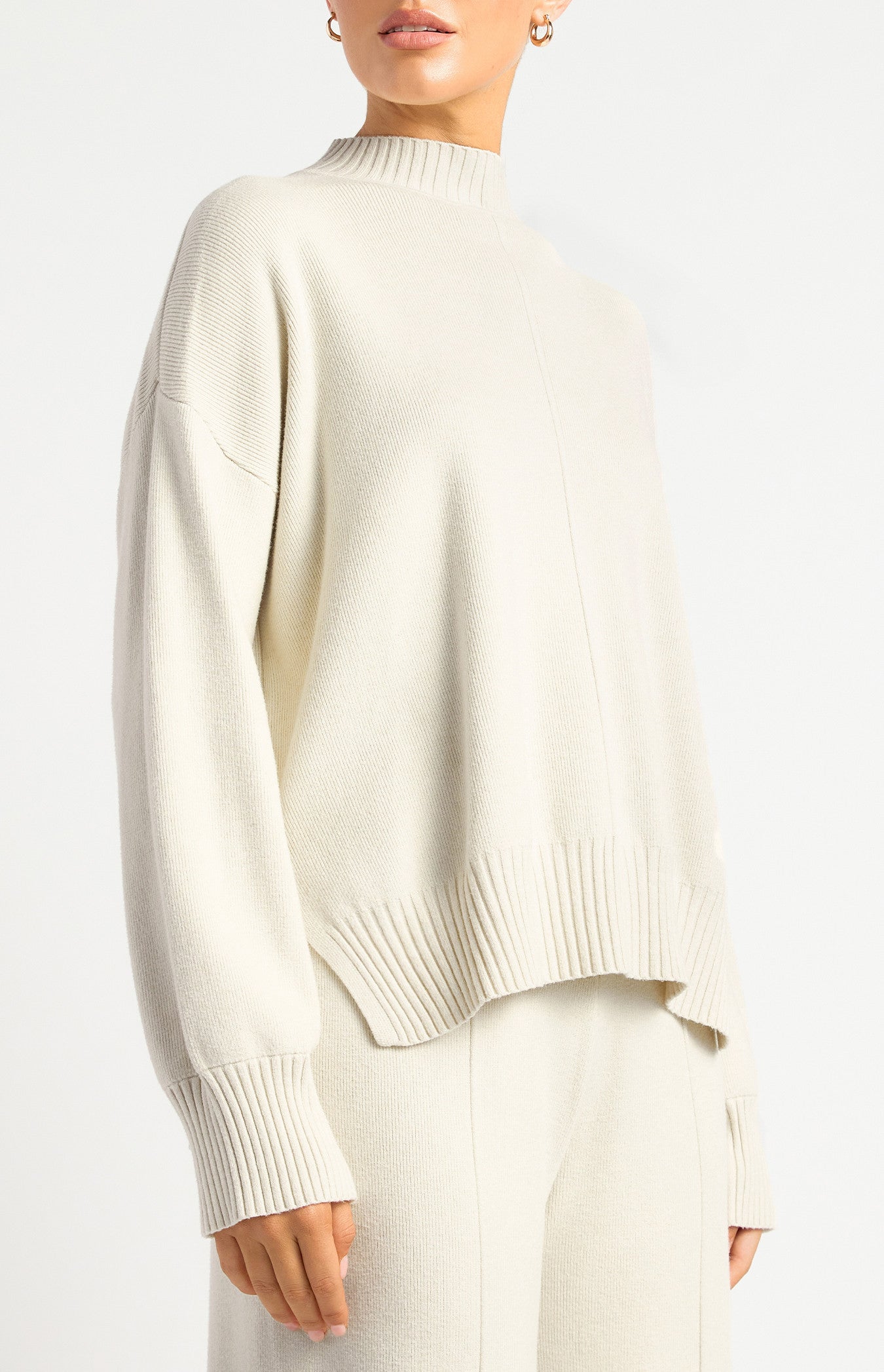 Nari Knit Top - Bone