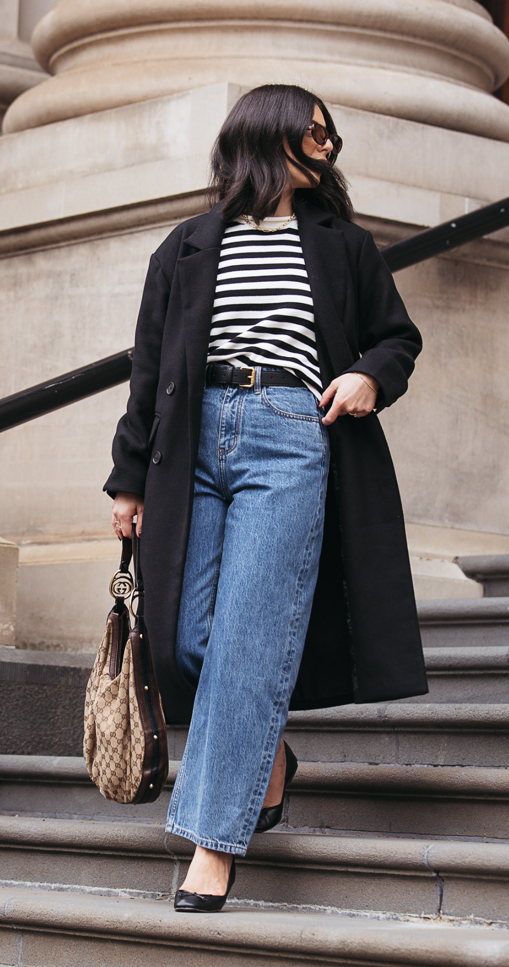 Lola Barrel Leg Jeans - Deep Blue