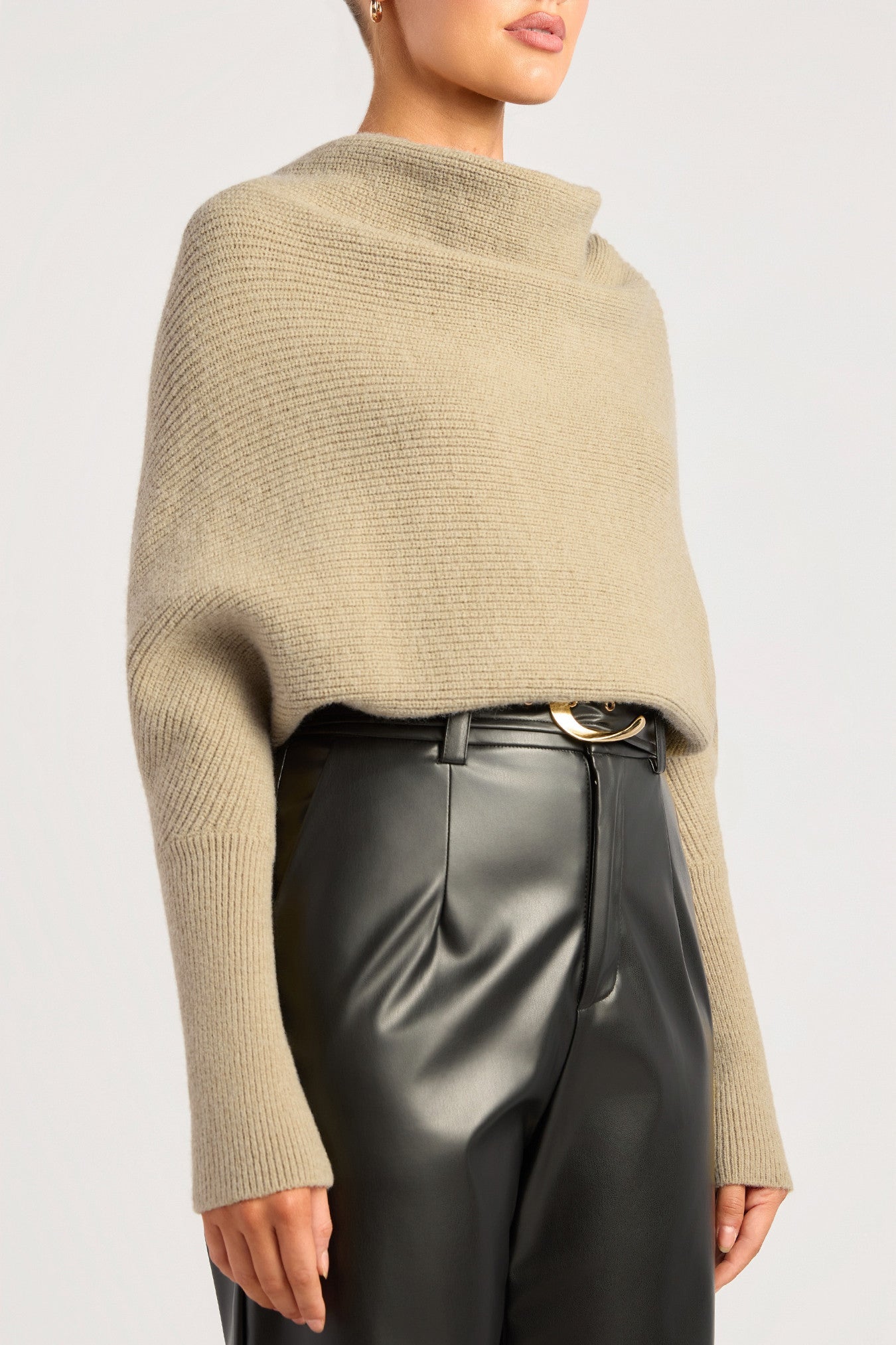 Daisy Batwing Knit - Oatmeal