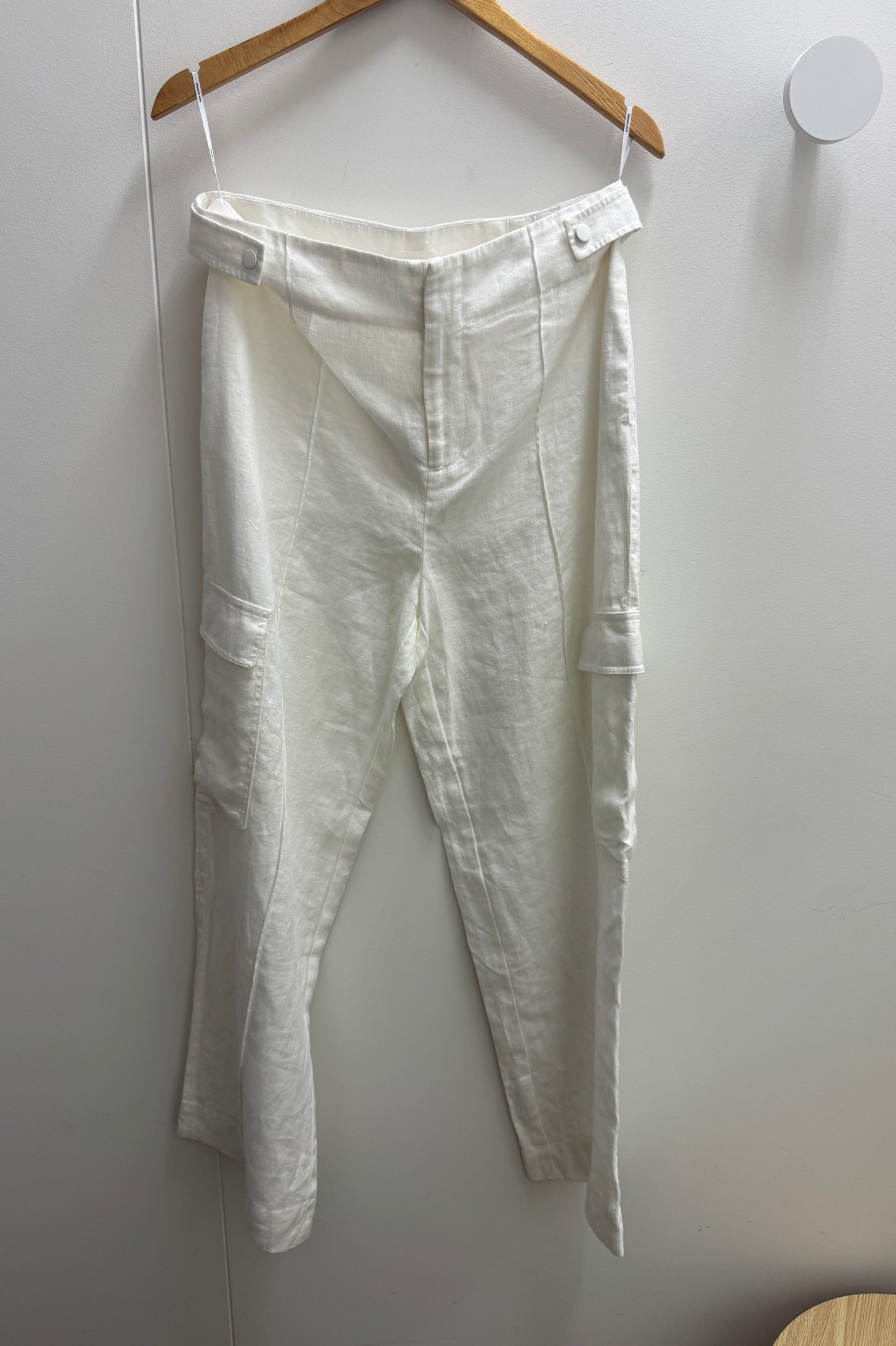 Seed White Linen Pants