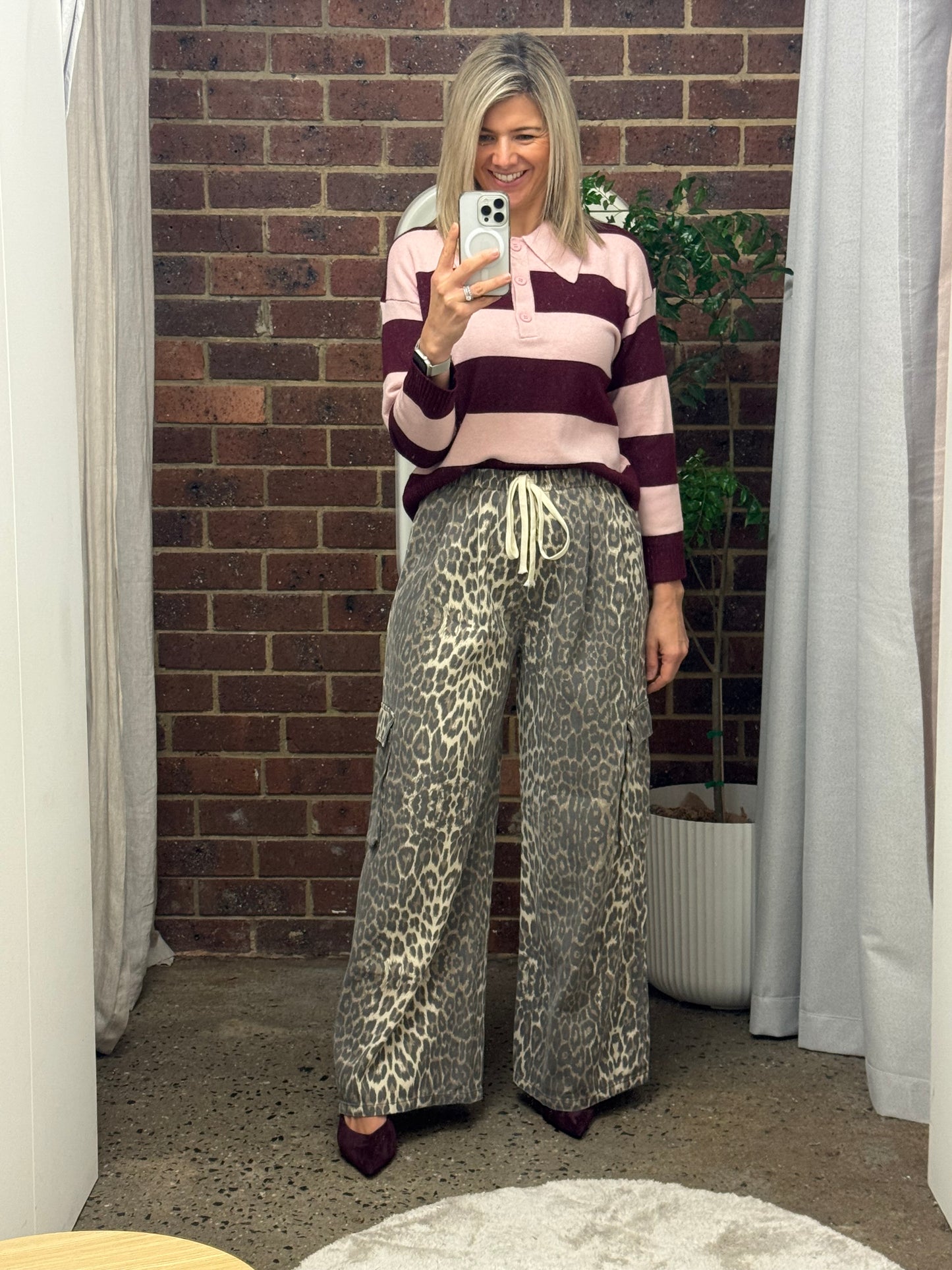 Harris Cargo Pants - Light Leopard