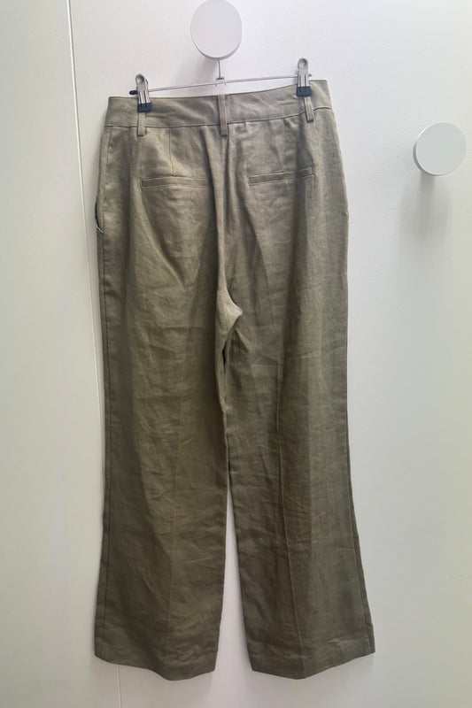 Witchery Linen Pant - Khaki