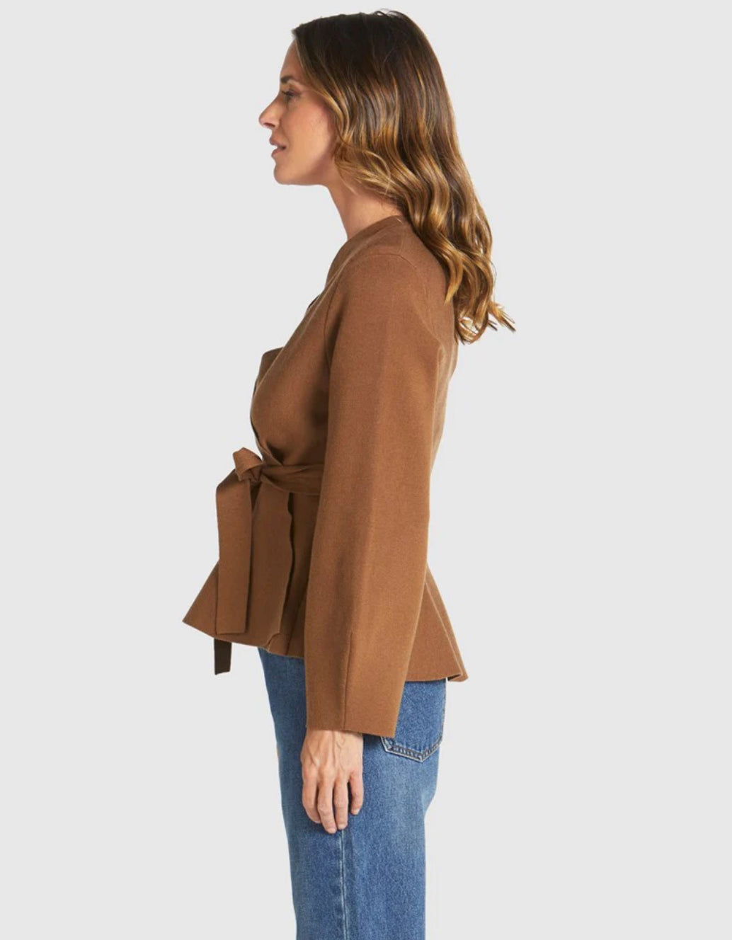 Tiny Dancer Wrap Cardi - Cinnamon