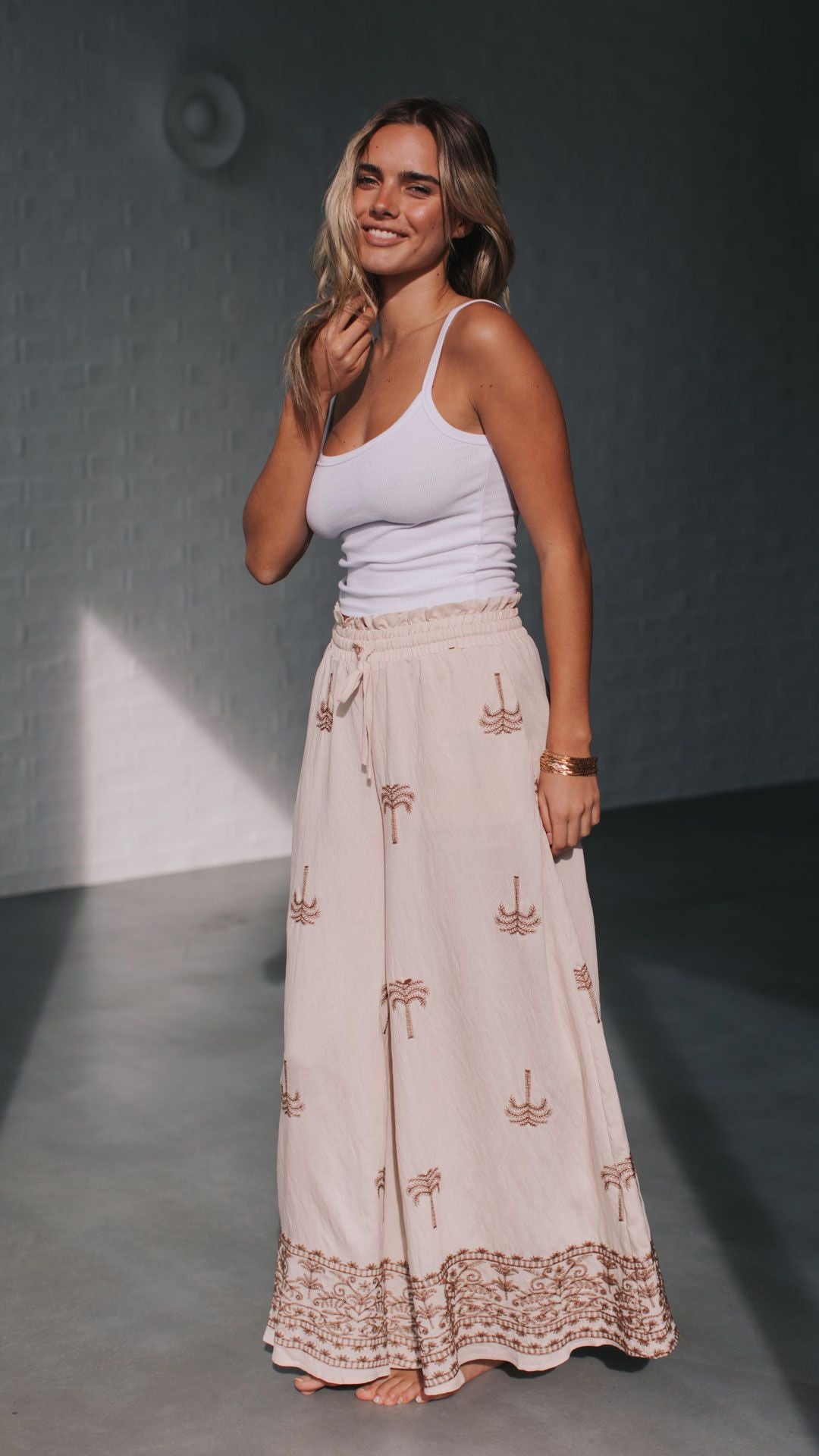 Aria Pant - Palm