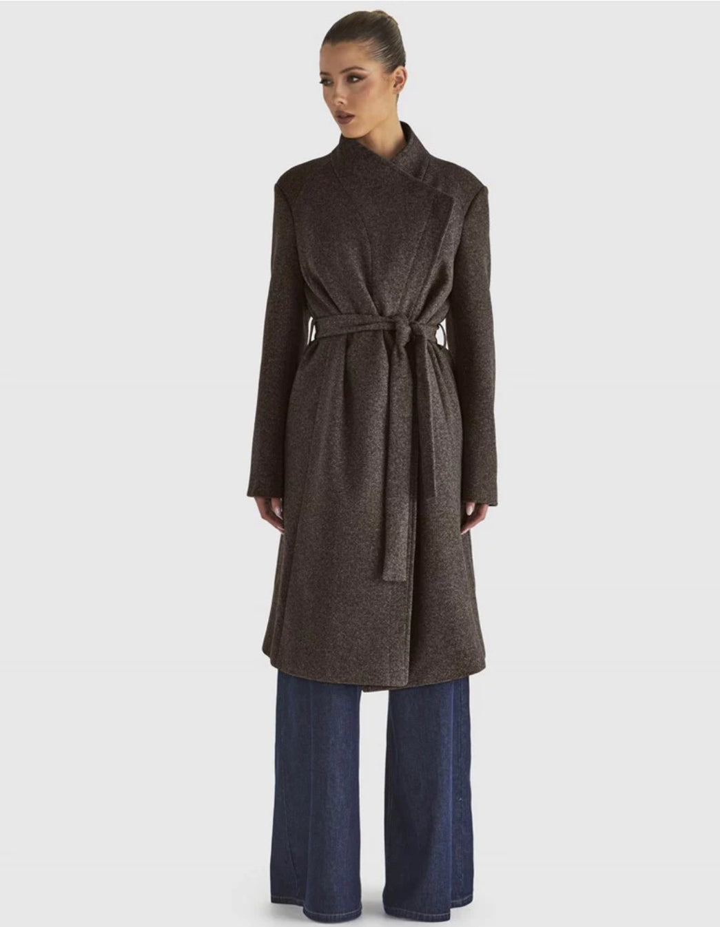 Shadows Coat - Choc Marle