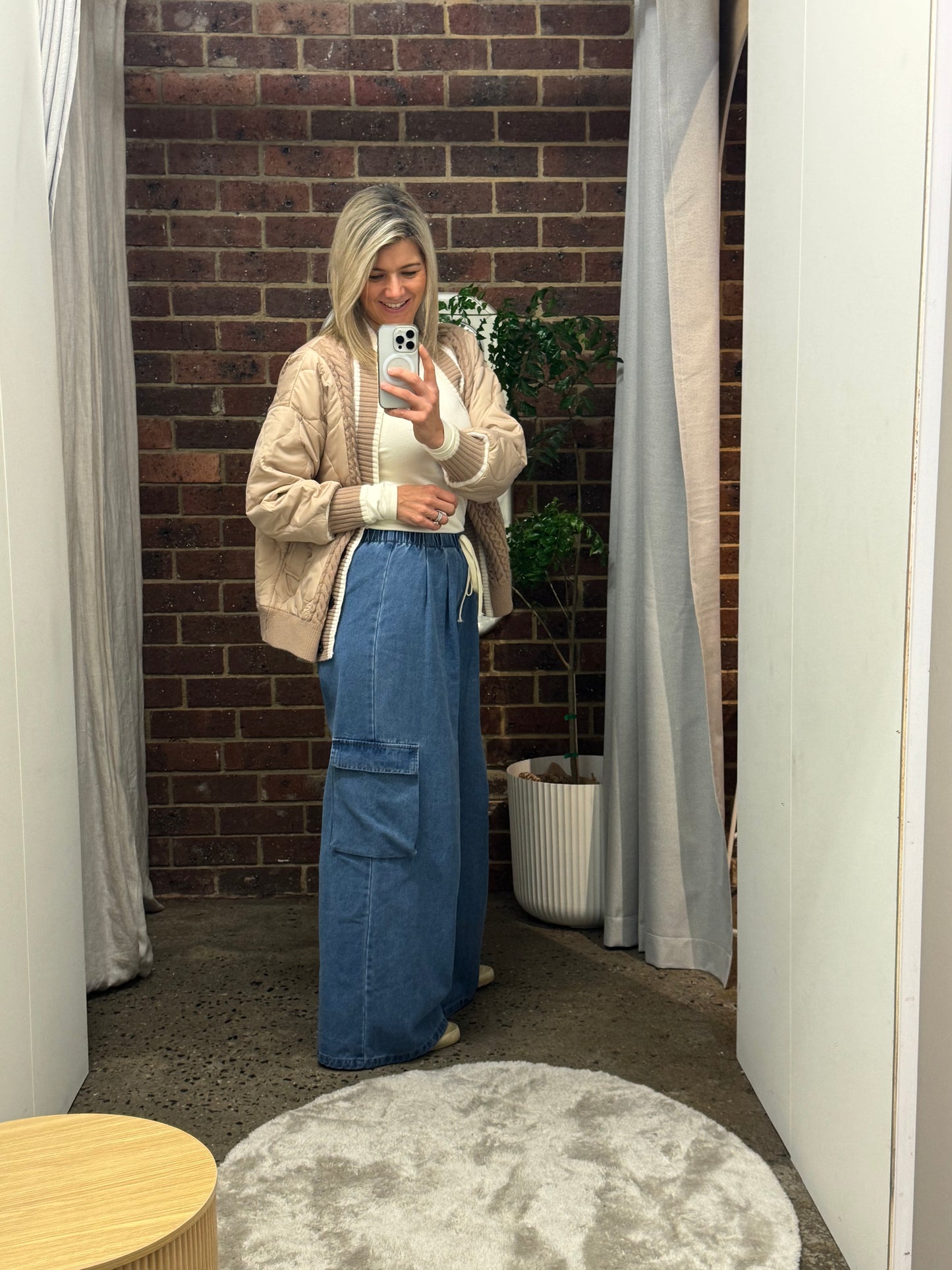 Harris Cargo Pants - Blue Denim