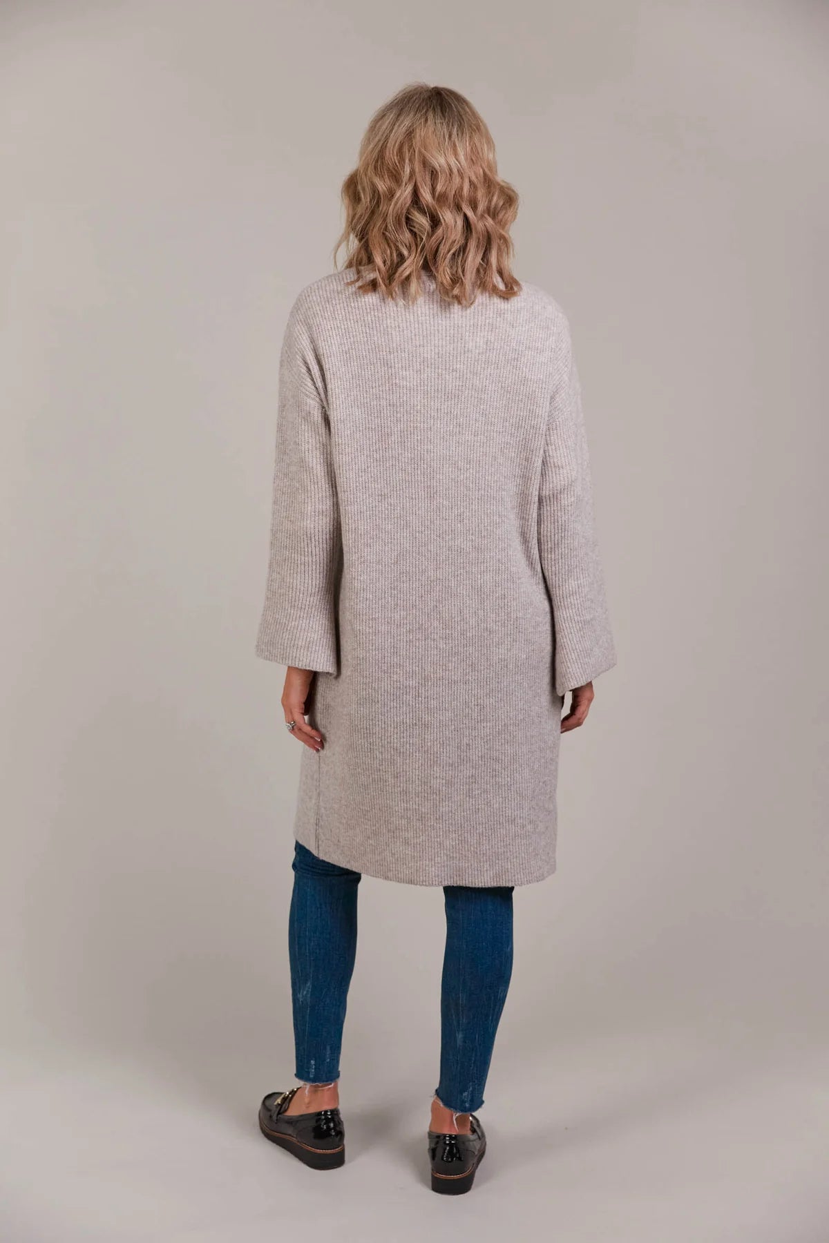 Merano Oversized Cardigan - Flax