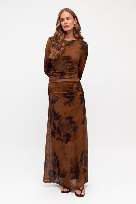 Sherie Sheer Blur Dress