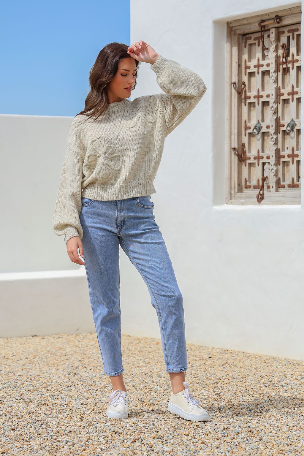 Cornelli Knit - Champagne