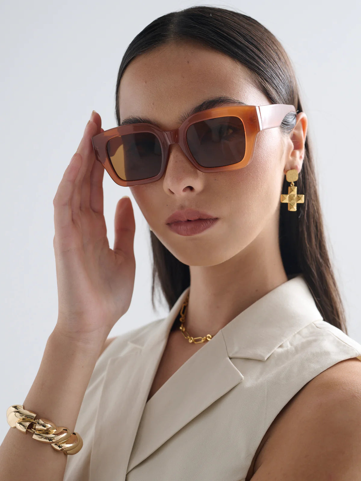 Jollie Sunglasses - Brown