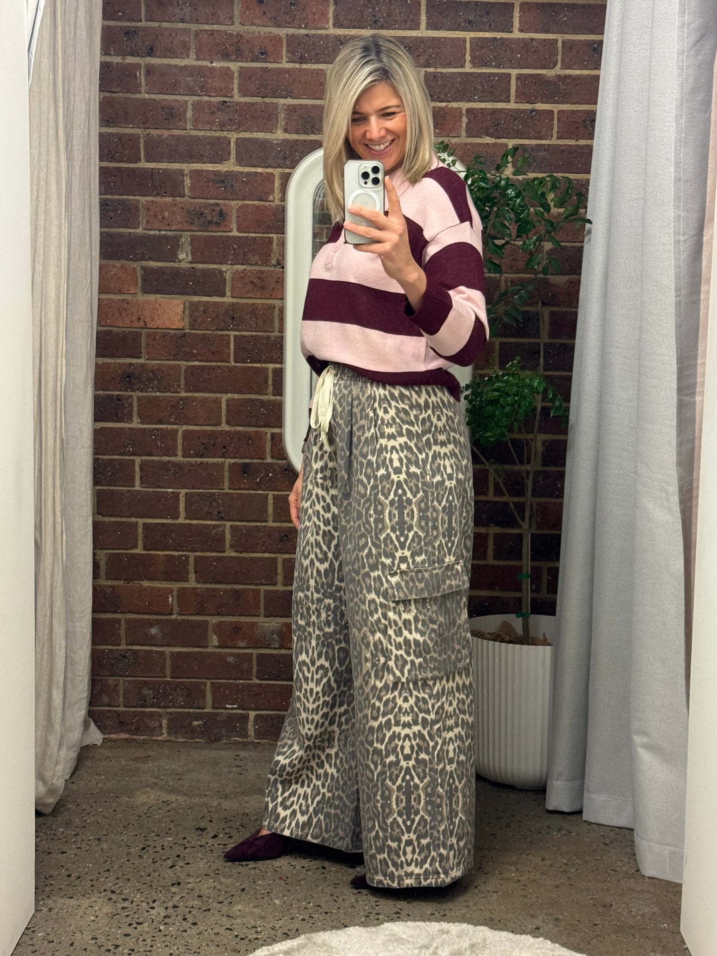 Harris Cargo Pants - Light Leopard