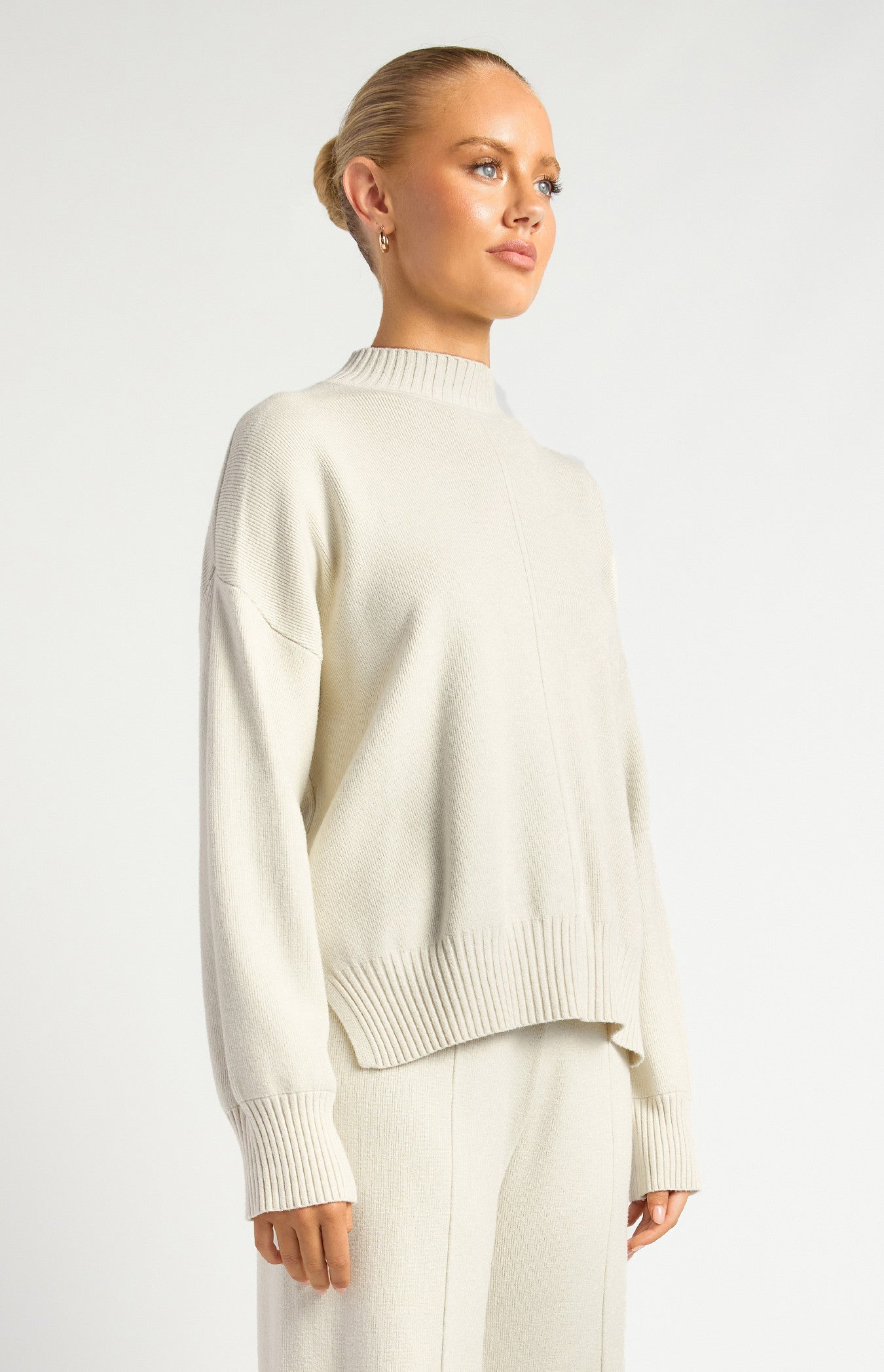 Nari Knit Top - Bone