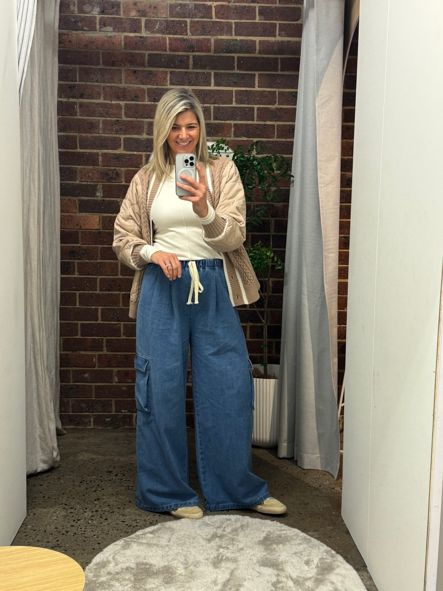 Harris Cargo Pants - Blue Denim