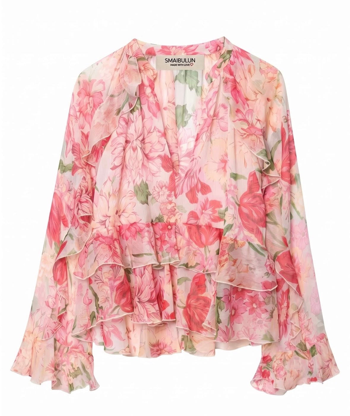 Ivy Chiffon Layered Blouse