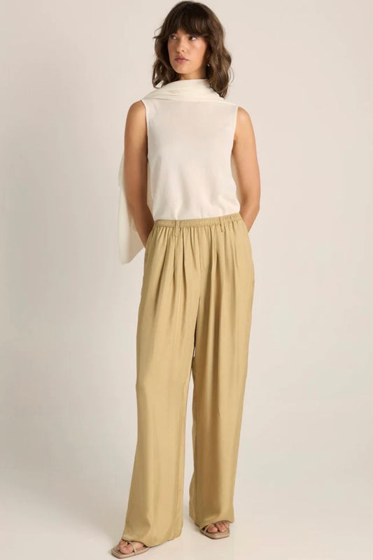 Gianna Acetate Pant - Gold