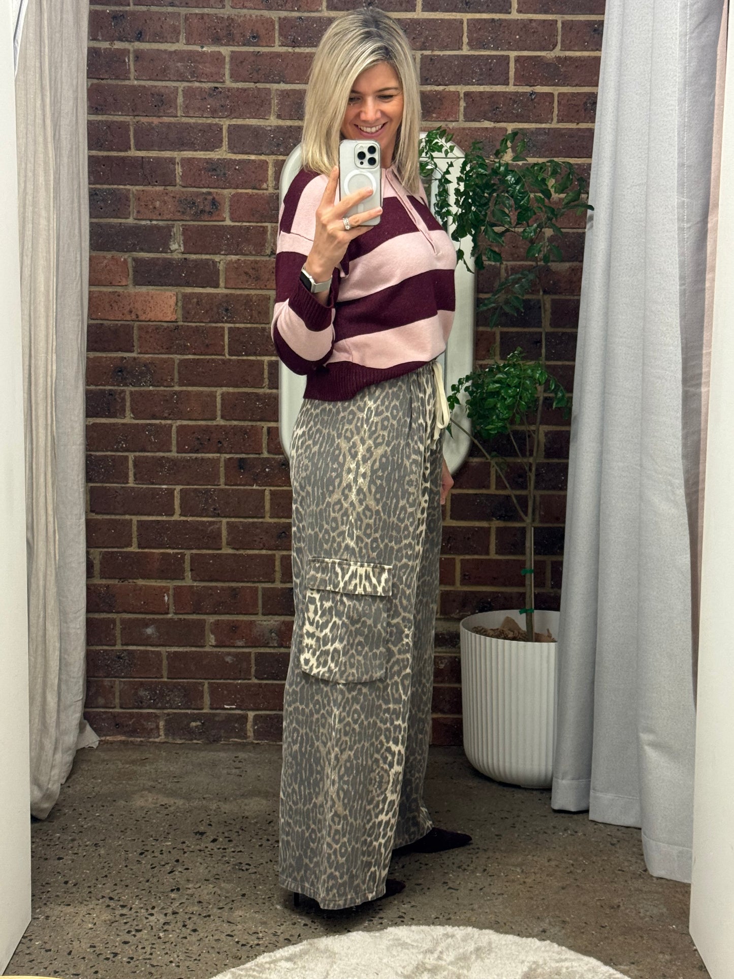 Harris Cargo Pants - Light Leopard