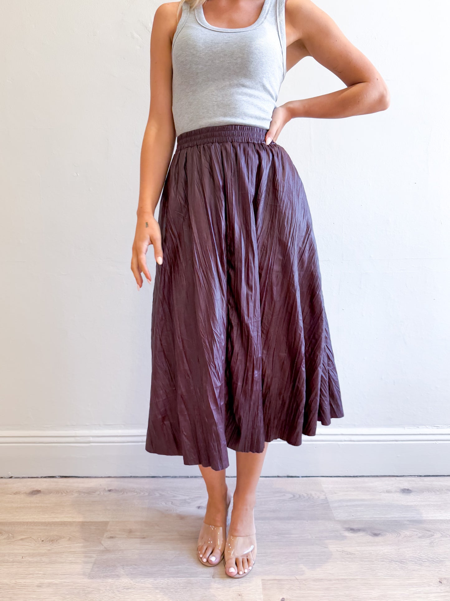 Harvey Skirt - Chocolate