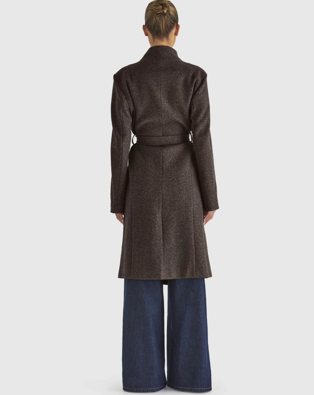 Shadows Coat - Choc Marle