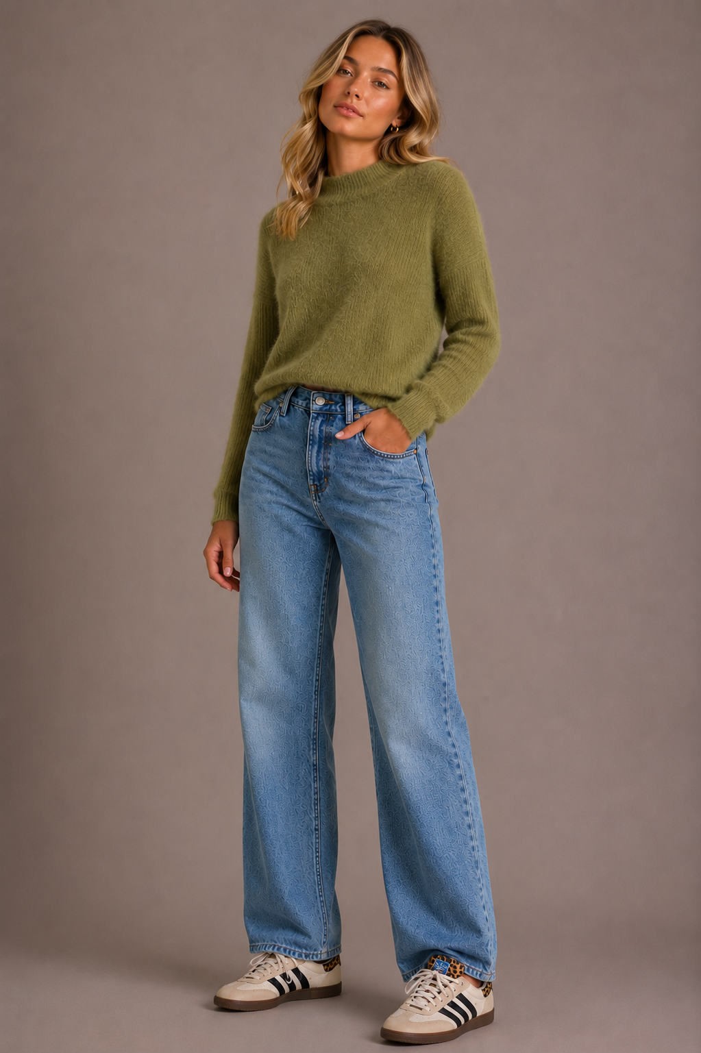 Tara Fluffy Knit - Pistachio