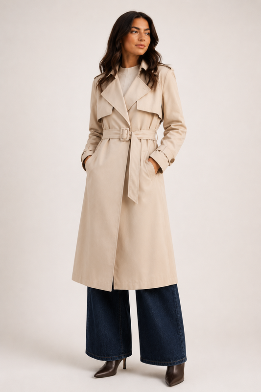 Carmel Trench Coat - Beige