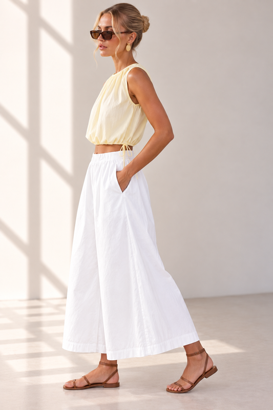 Dani Culottes - White