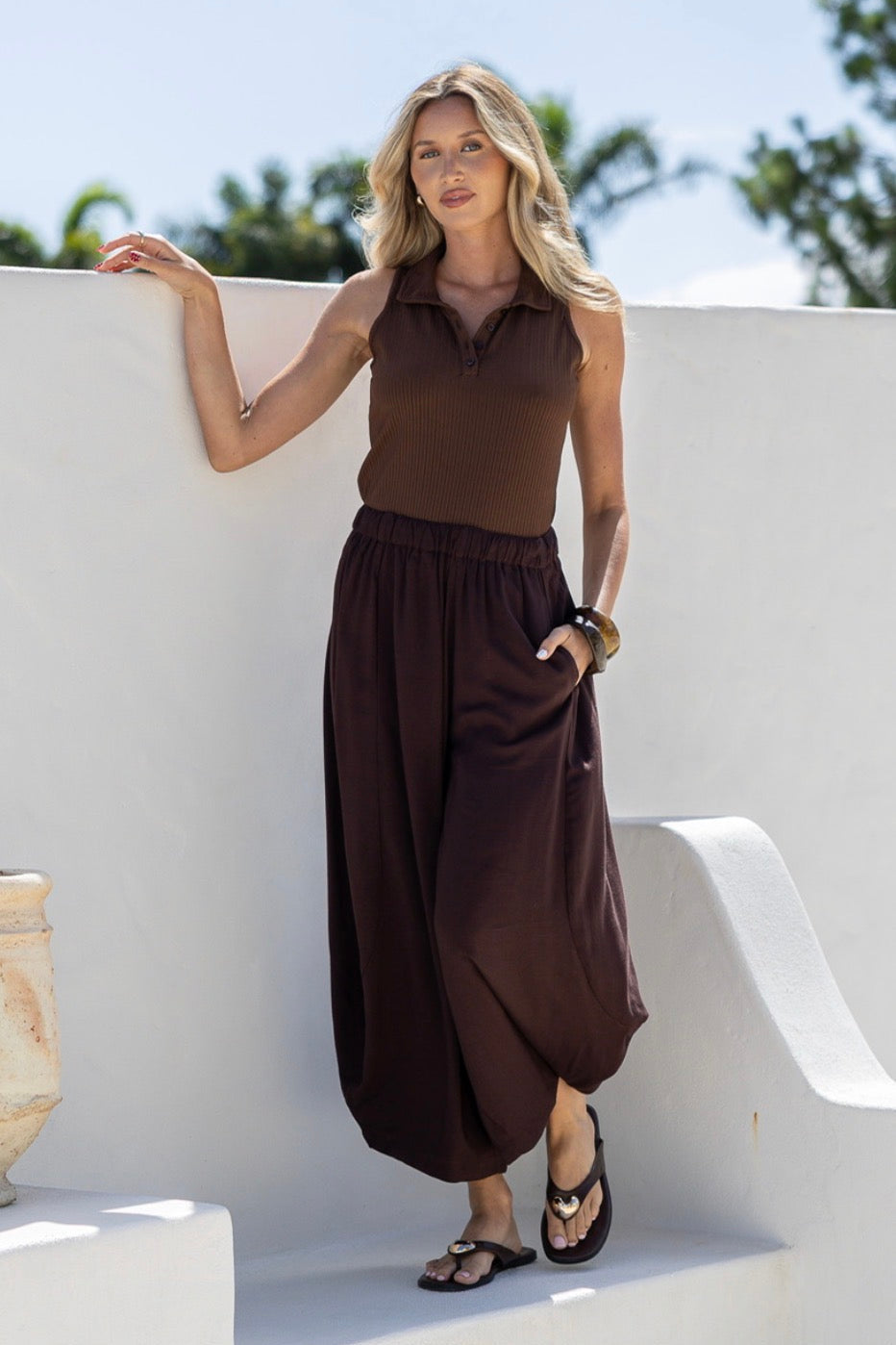 Joy Pant - Chocolate