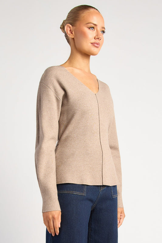 London Knit - Brown Marle