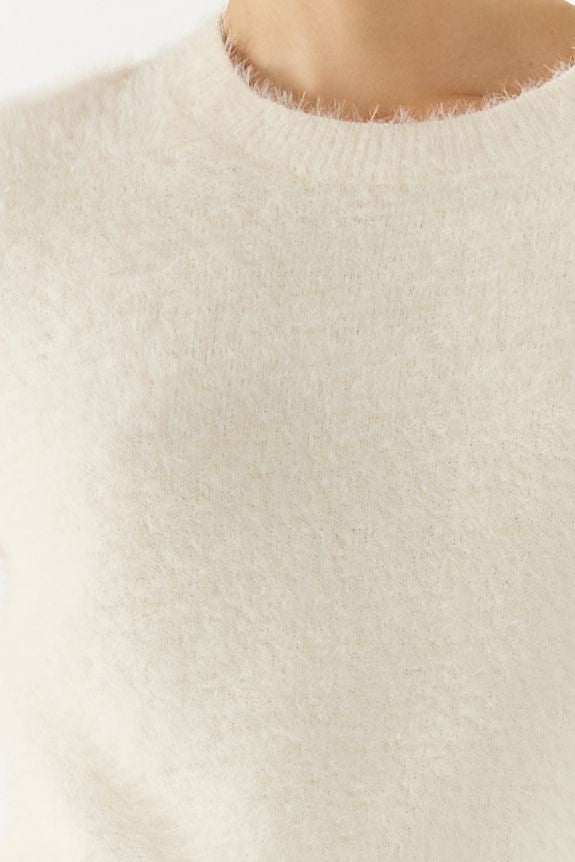 Ruby Knit Tee - White