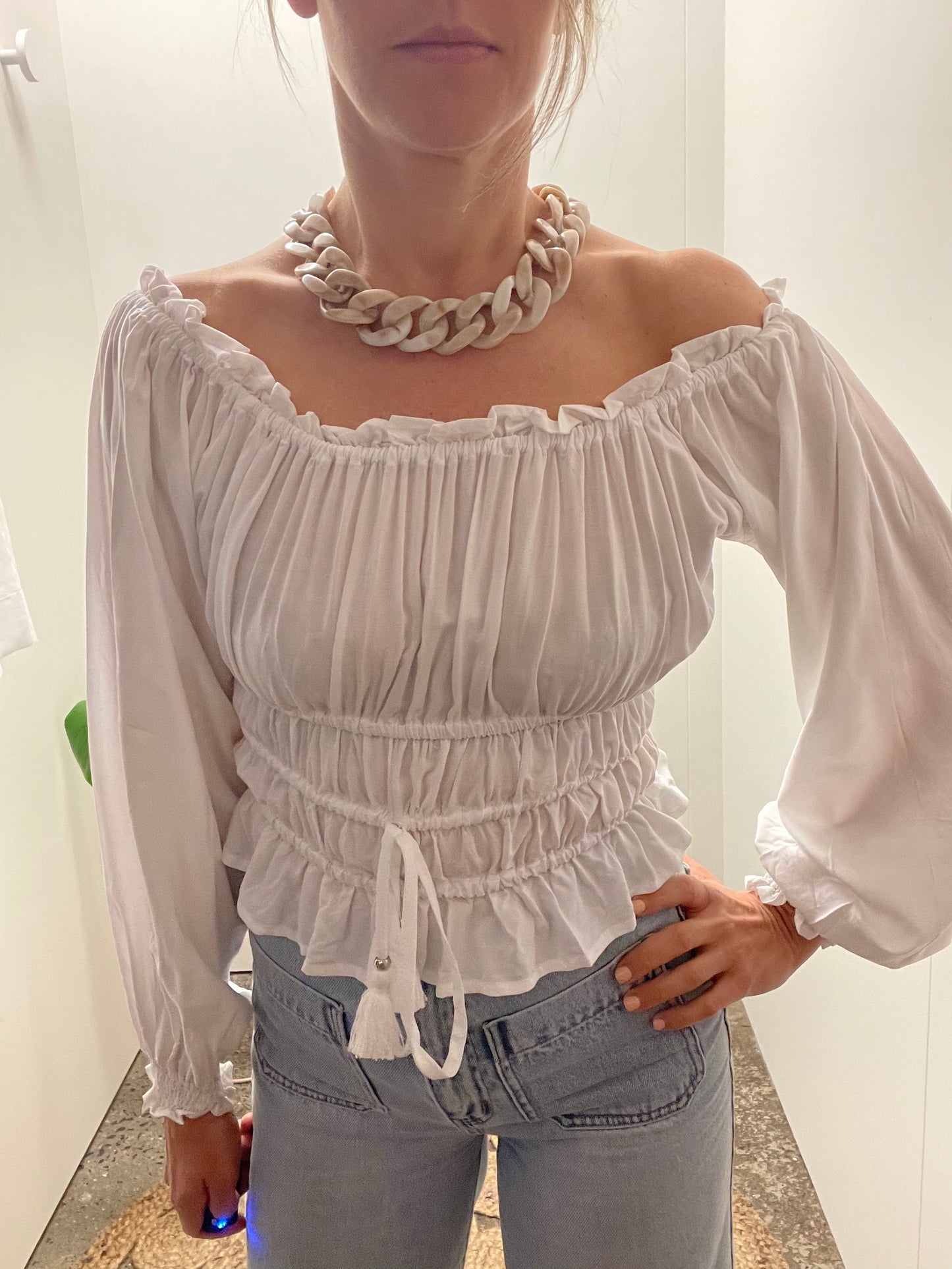 Alexis Chain Necklace/ Bag Strap - Natural