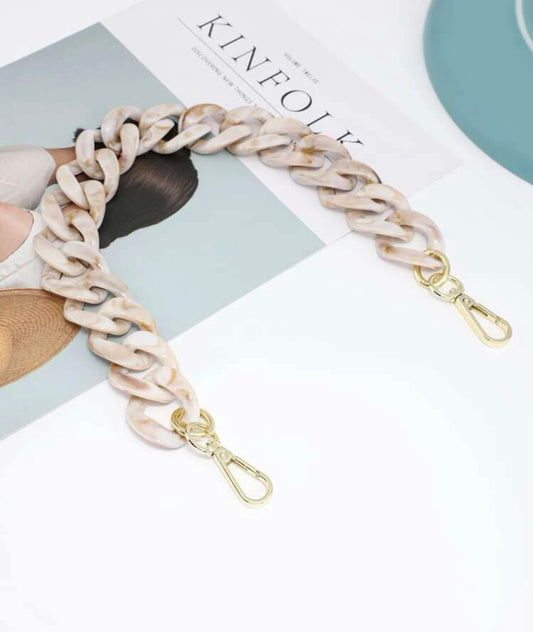 Alexis Chain Necklace/ Bag Strap - Natural