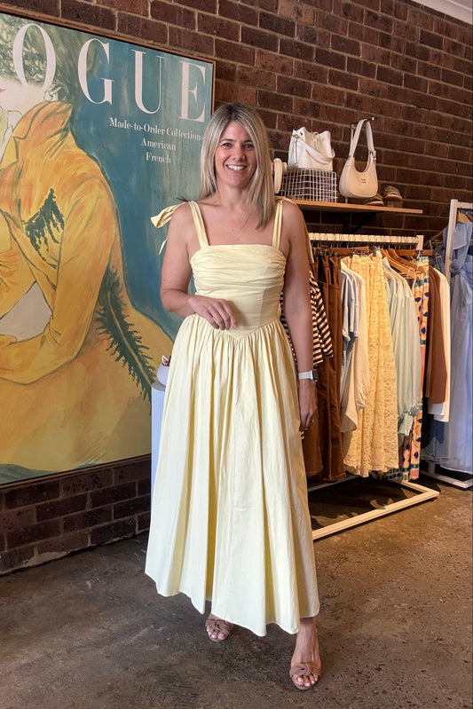 Betty Dress - Lemon