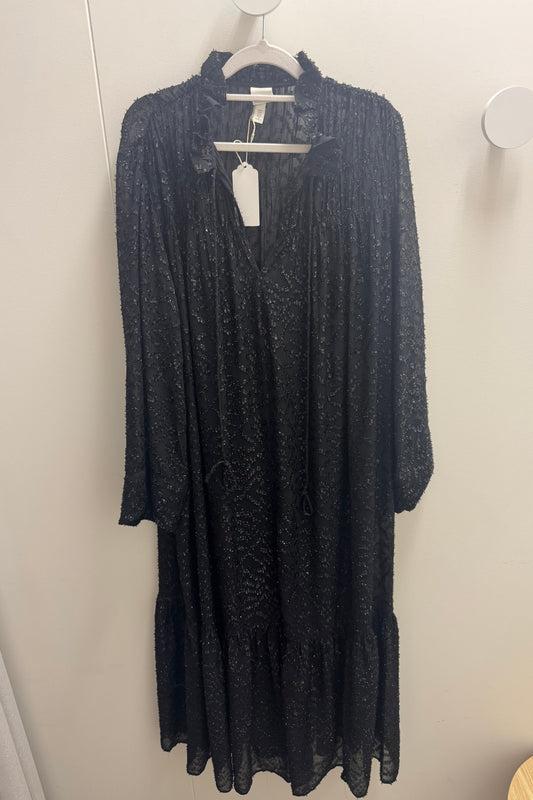 H&M Black Sparkle Dress