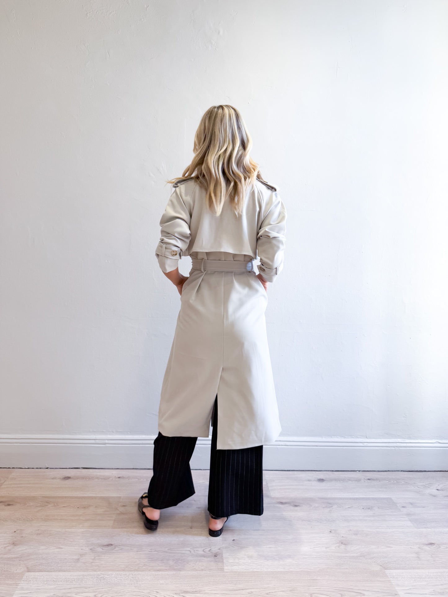 Geri Trench Coat - Natural