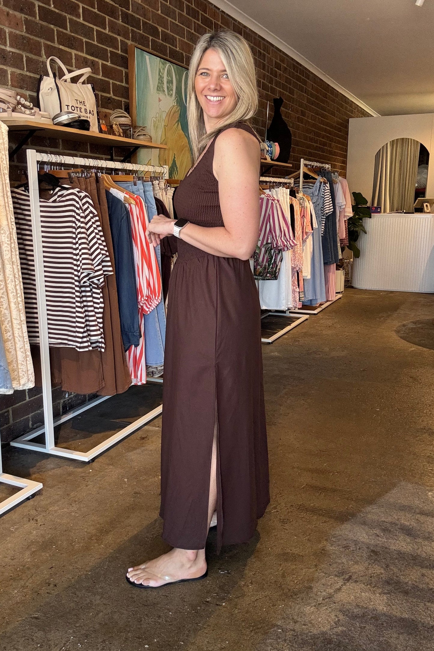 Dasha Dress - Chocolate