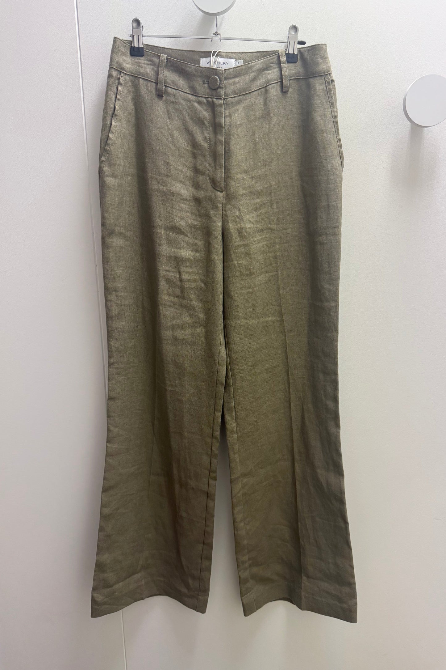 Witchery Linen Pant - Khaki