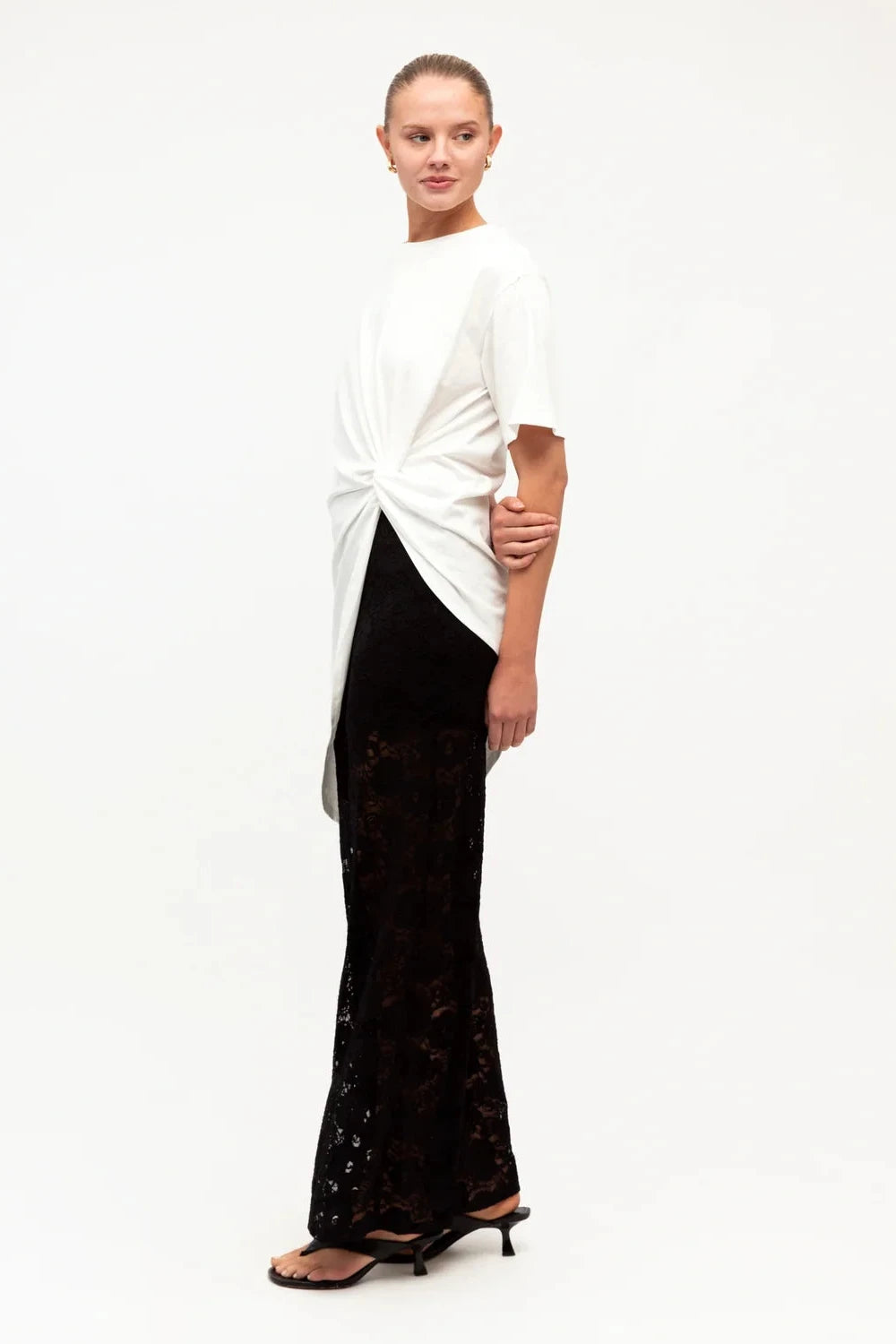Becker Peplum Top - White