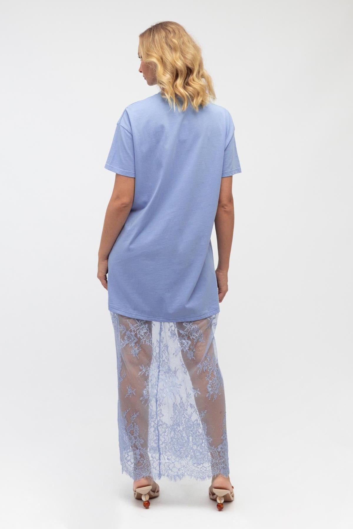 Anika Blue Lace Dress