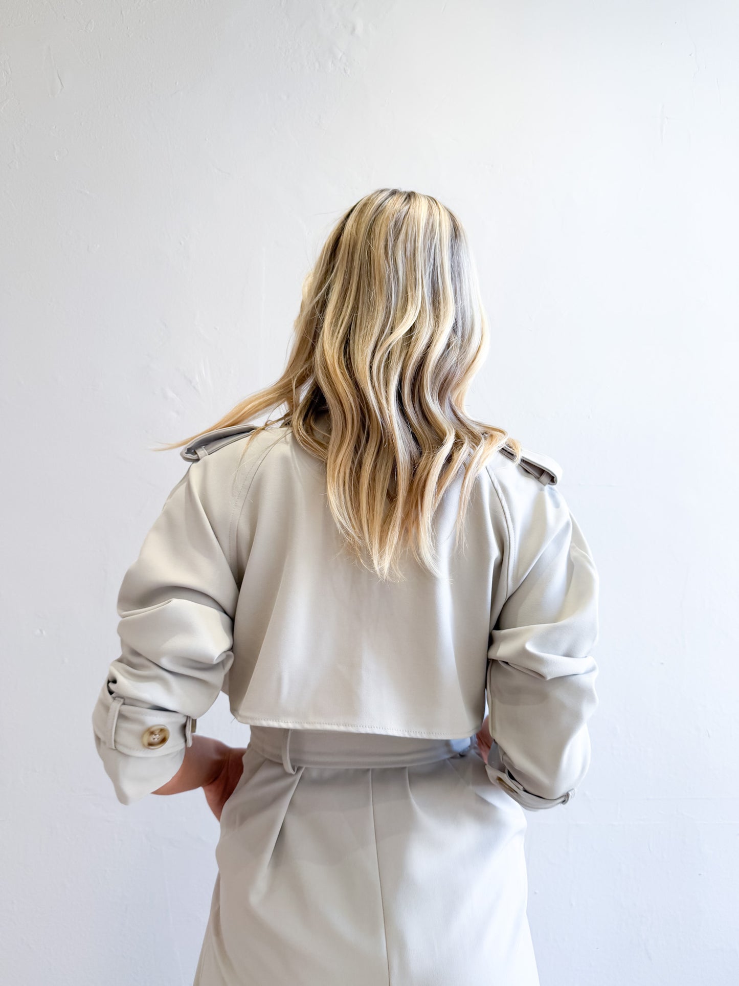 Geri Trench Coat - Natural