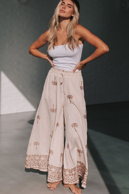 Aria Pant - Palm