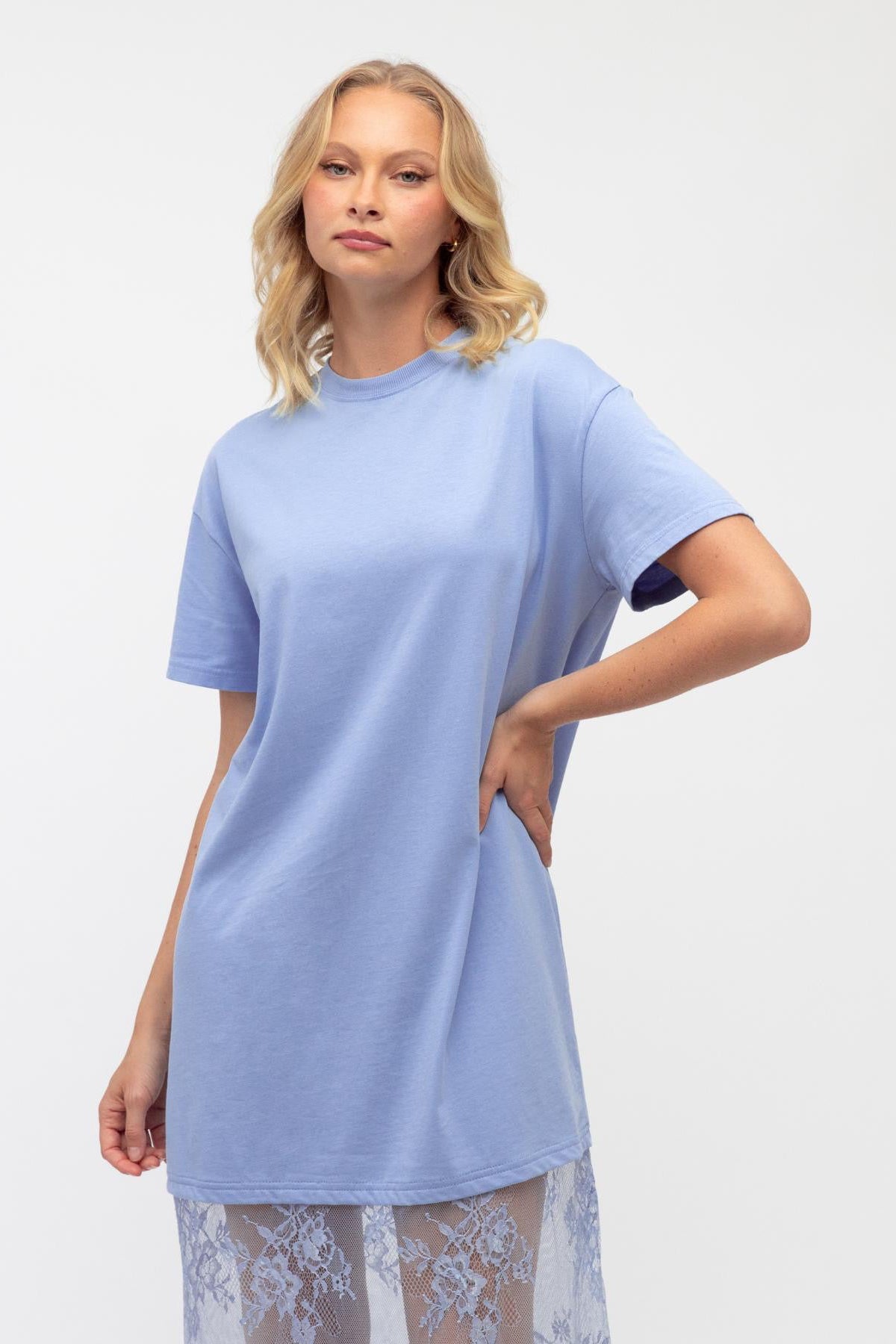 Anika Blue Lace Dress