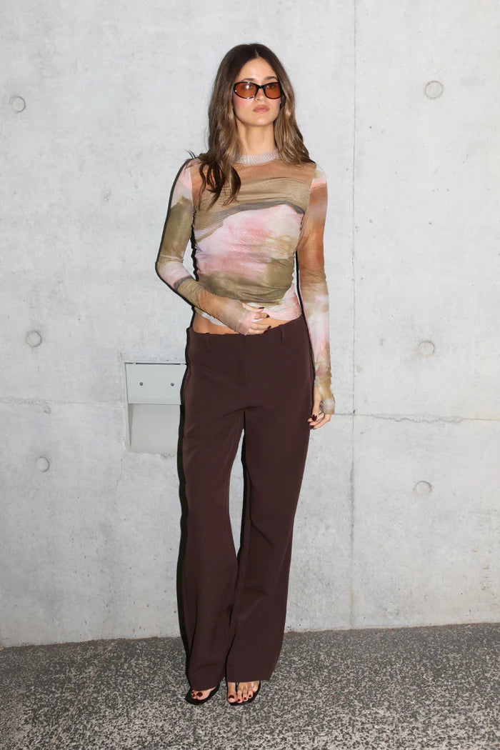 Rumi Top - Sage Rose