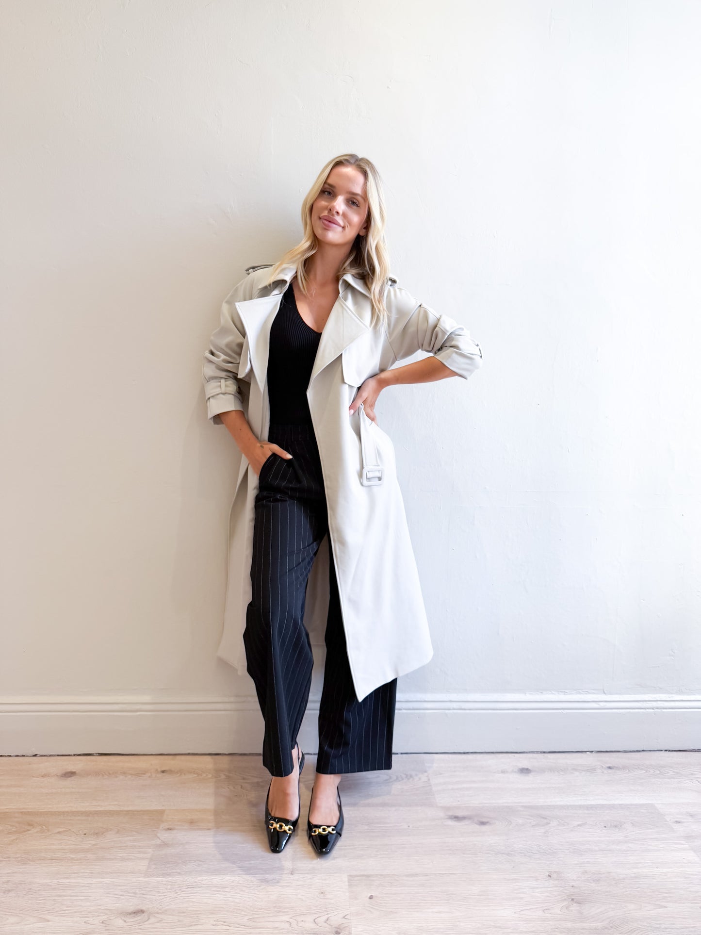 Geri Trench Coat - Natural