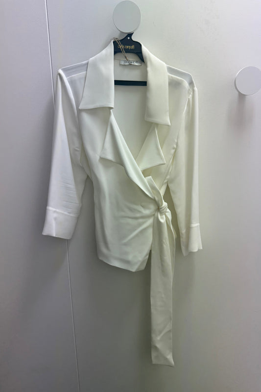 Carla Zampatti Wrap Blouse