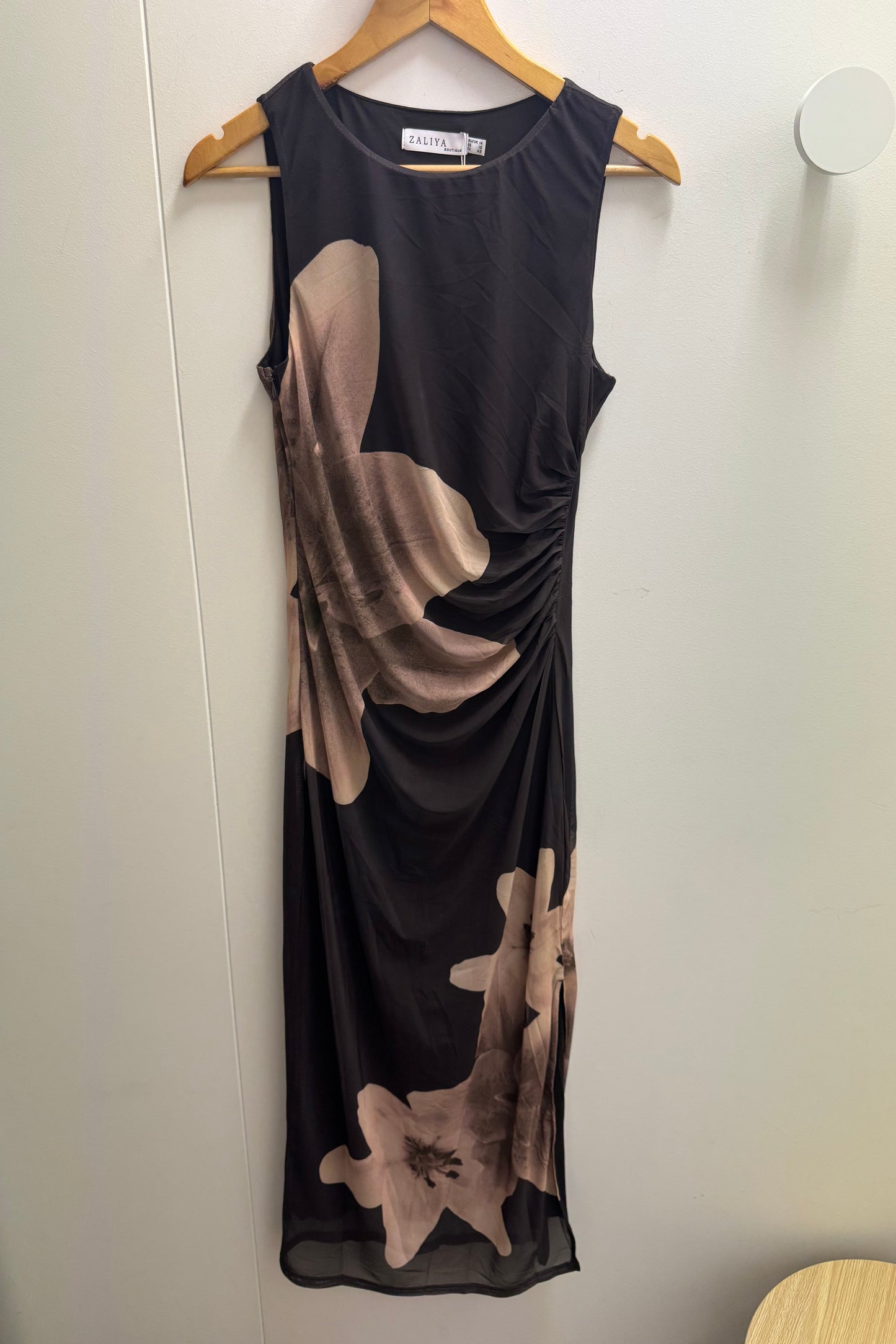 Zaliya Mesh Dress - Chocolate BNWT